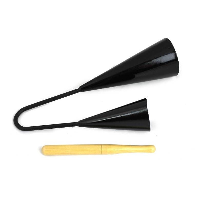 Campane agogo 15 e 10 cm con battente Luke Daniel ABA