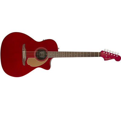 Fender Newporter Player CAR Candy Apple Red WN Chitarra Acustica Elettrificata DISPONIBILE NUOVO ARRIVO