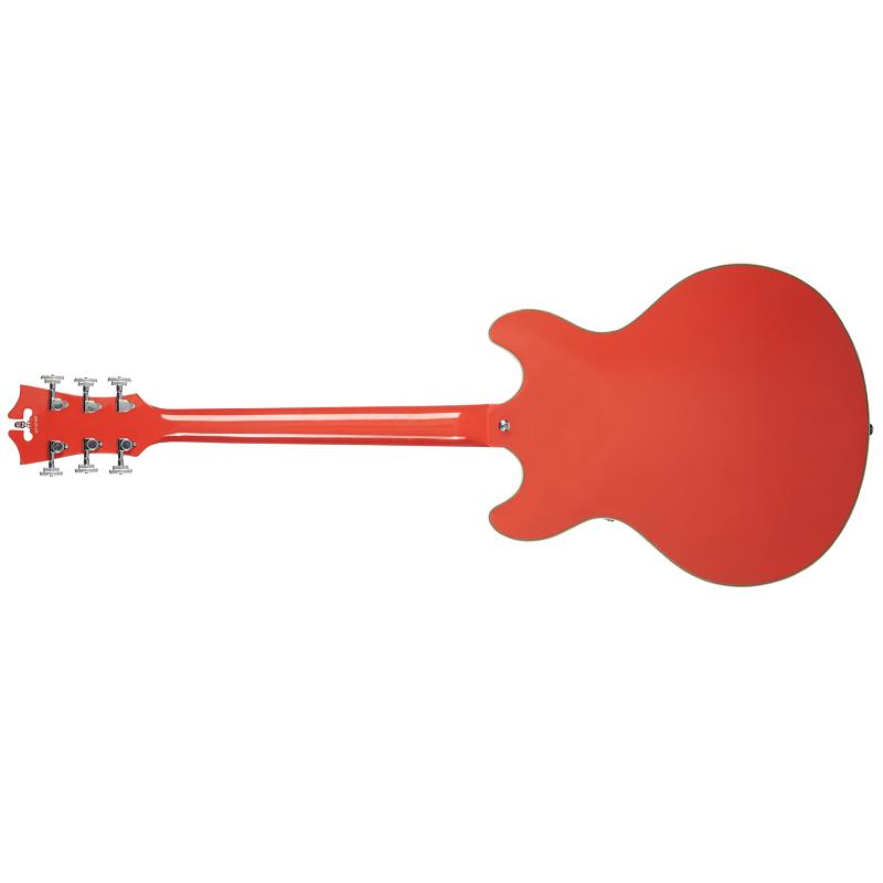 DAngelico Premier DC Fiesta Red Chitarra Semiacustica ULTIMO PEZZO - immagine 2