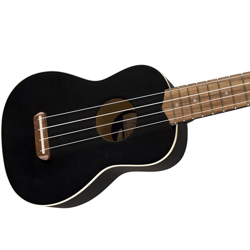 Fender Venice Soprano BLK WN Ukulele - immagine 3