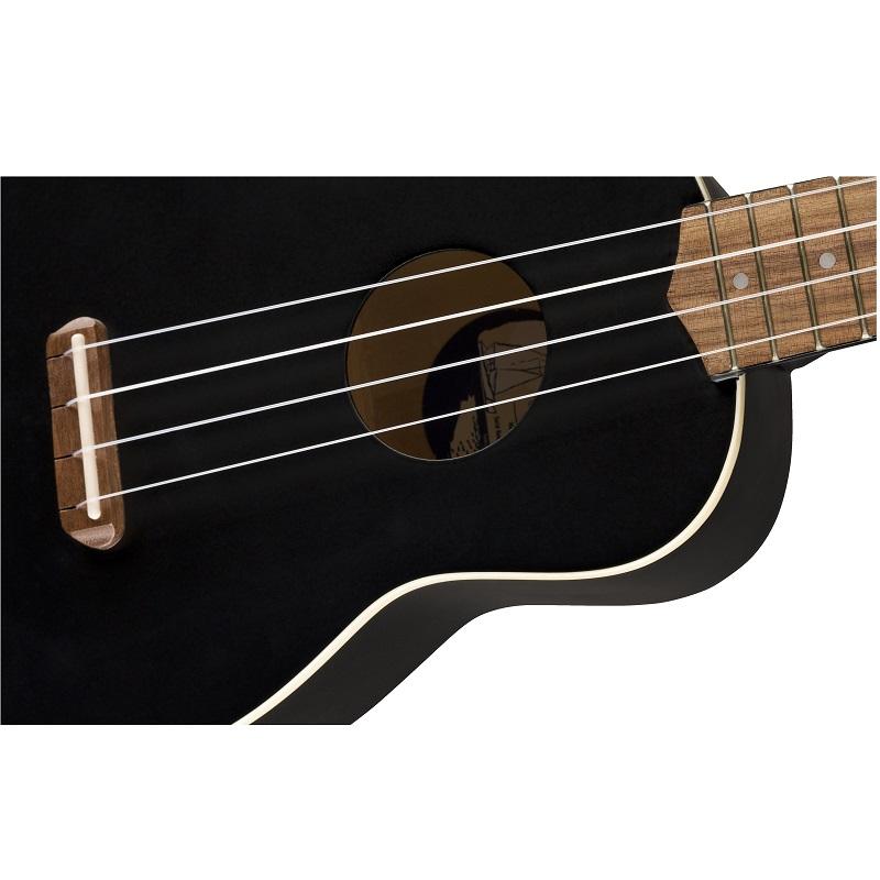 Fender Venice Soprano BLK WN Ukulele - immagine 4