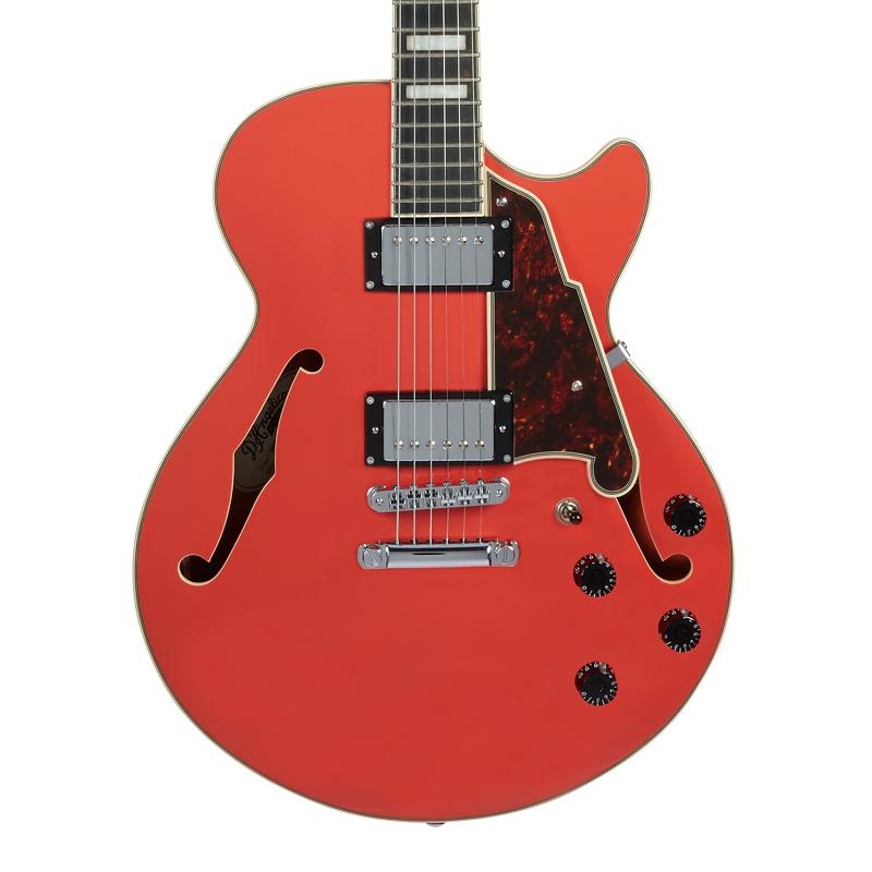 DAngelico Premier SS Fiesta Red Stopbar tailpiece Chitarra Semiacustica ULTIMO PEZZO - immagine 3