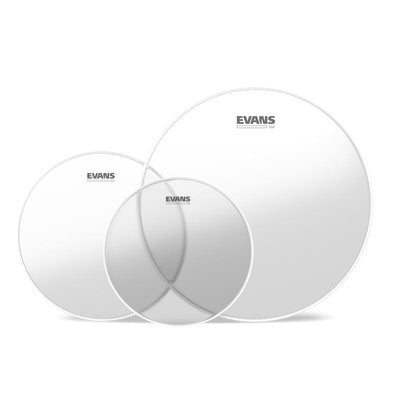 Set di 3 pelli Evans G2 Pack Clear 10 12 16