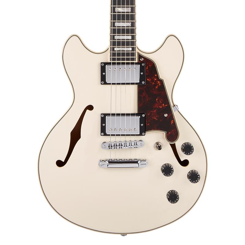 DAngelico Premier Mini DC Champagne Chitarra Semiacustica ULTIMO PEZZO - immagine 4