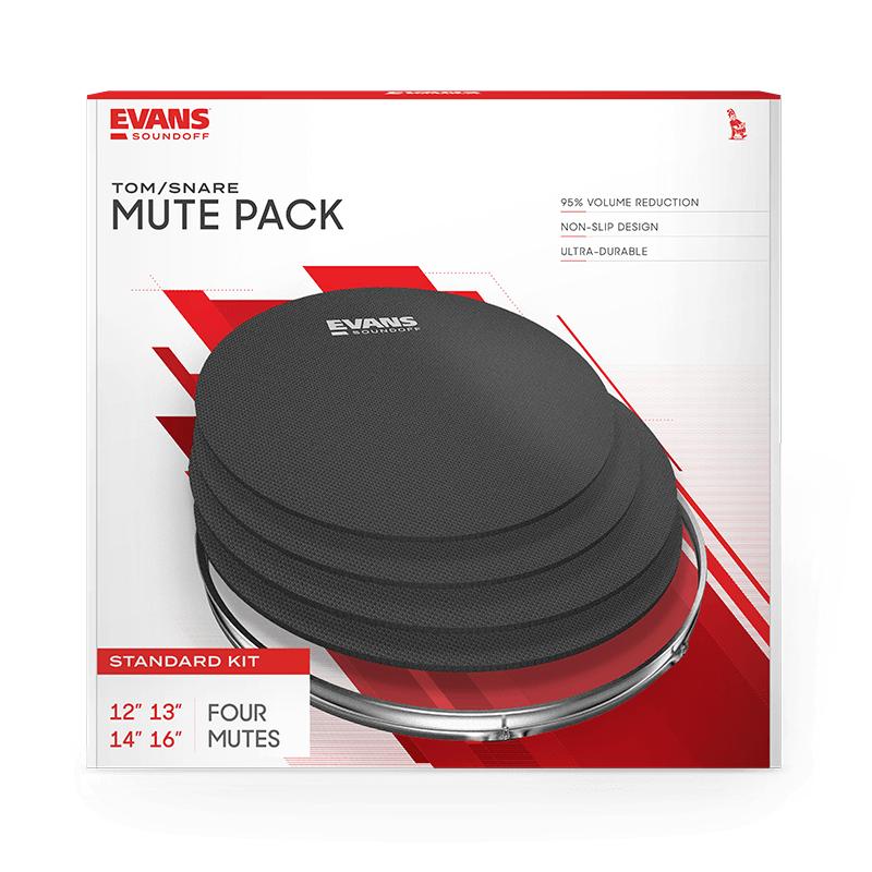 Evans SoundOff Standard Pack 12 13 14 16 SO2346 Set di silenziatori - immagine 2