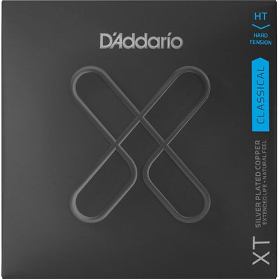 DAddario XT XTC46 Silver Plated Copper Hard Tension Muta di corde per chitarra classica