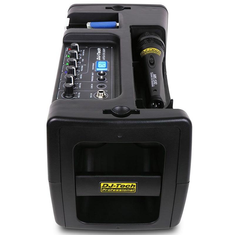 DJ Tech uVisa 50 Light 50 Watt Cassa acustica attiva con lettore MP3 - immagine 2