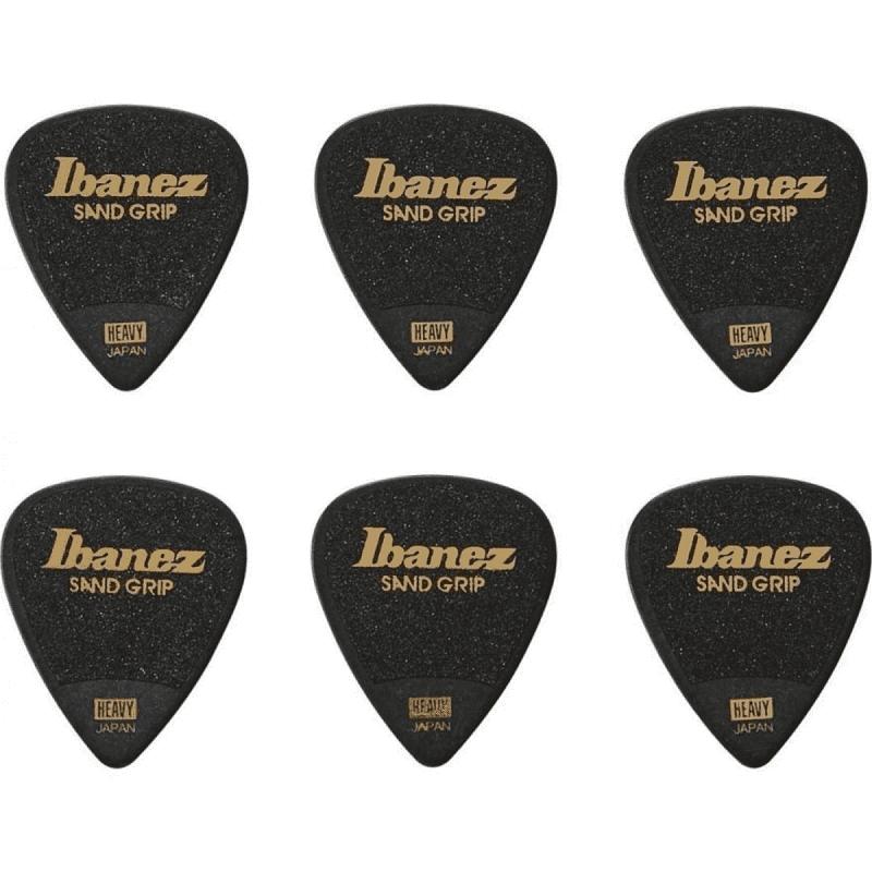 Ibanez PPA14HSGBK Grip Wizard Sand Grip Heavy Polyacetal Plettro - immagine 2