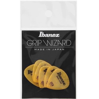 Ibanez PPA16HCGYE Grip Wizard Sand Grip Heavy Polyacetal Plettro