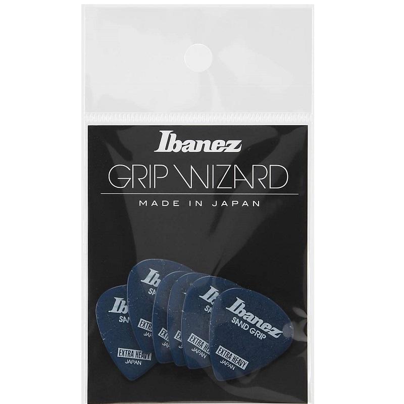 Ibanez PPA16XCGDB Grip Wizard Sand Grip Extra Heavy Polyacetal Plettro