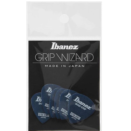 Ibanez PPA16XCGDB Grip Wizard Sand Grip Extra Heavy Polyacetal Plettro