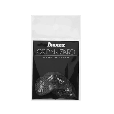 Ibanez PPA16MRGBK Grip Wizard Rubber Grip Medium Polyacetal Plettro