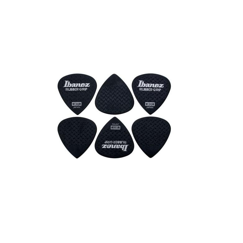 Ibanez PPA16MRGBK Grip Wizard Rubber Grip Medium Polyacetal Plettro - immagine 2