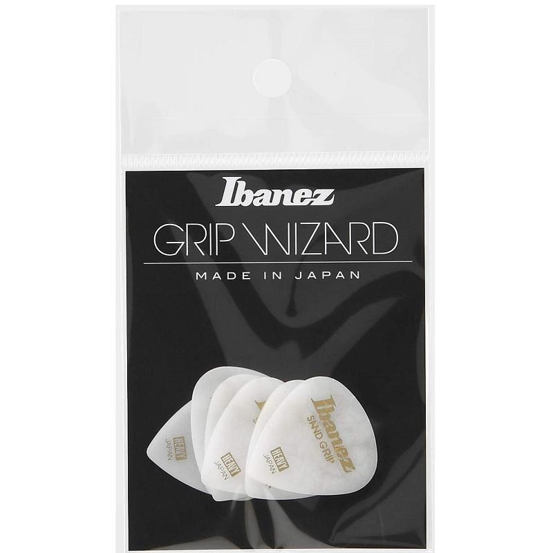 Ibanez PPA16HCGWH Grip Wizard Sand Grip Heavy Polyacetal Plettro