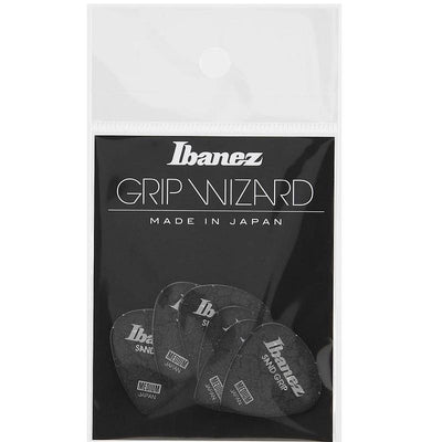 Ibanez PPA16MCGBK Grip Wizard Sand Grip Medium Polyacetal Plettro