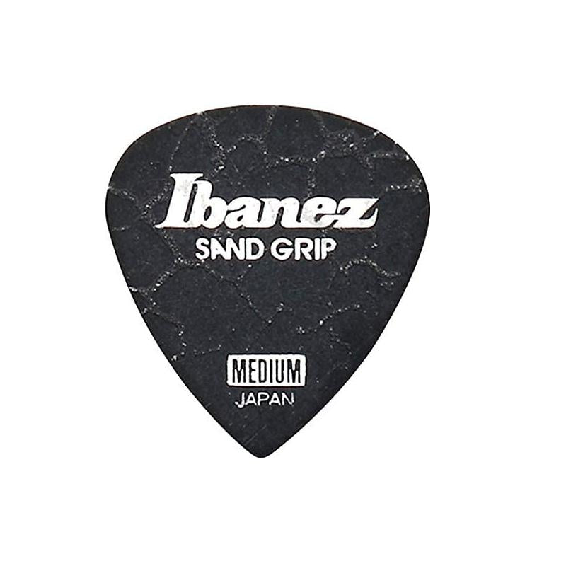 Ibanez PPA16MCGBK Grip Wizard Sand Grip Medium Polyacetal Plettro - immagine 2