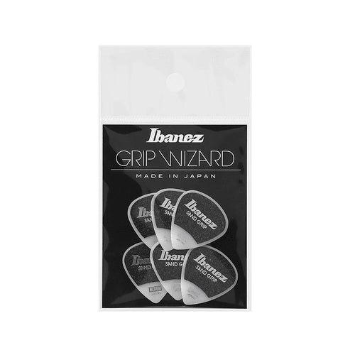 Ibanez PPA16MSGWH Grip Wizard Sand Grip Medium Polyacetal Plettro