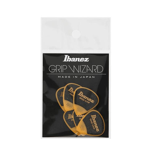 Ibanez PPA16MSGYE Grip Wizard Sand Grip Medium Polyacetal Plettro