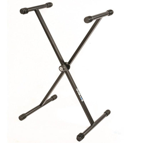 Quiklok T10 BK Supporto a X barra singola per tastiera e pianoforte digitale