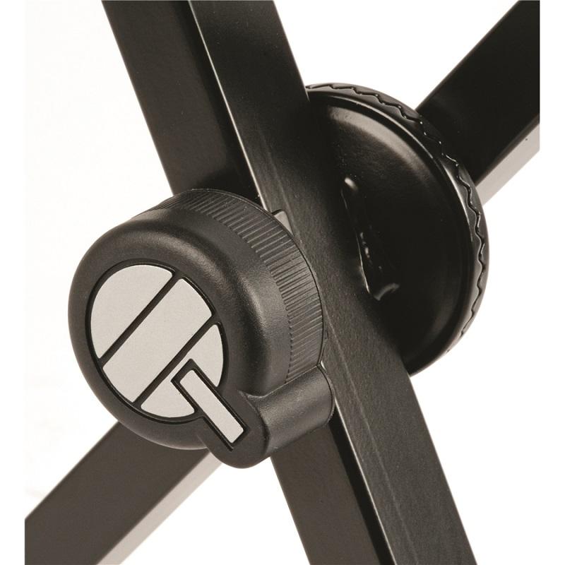Quiklok T10 BK Supporto a X barra singola per tastiera e pianoforte digitale - immagine 3