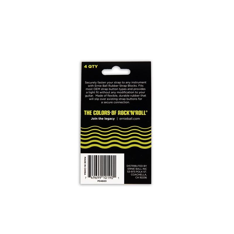 Ernie Ball 4603 Strap Blocks 4 Pack Blocca tracolla - immagine 2