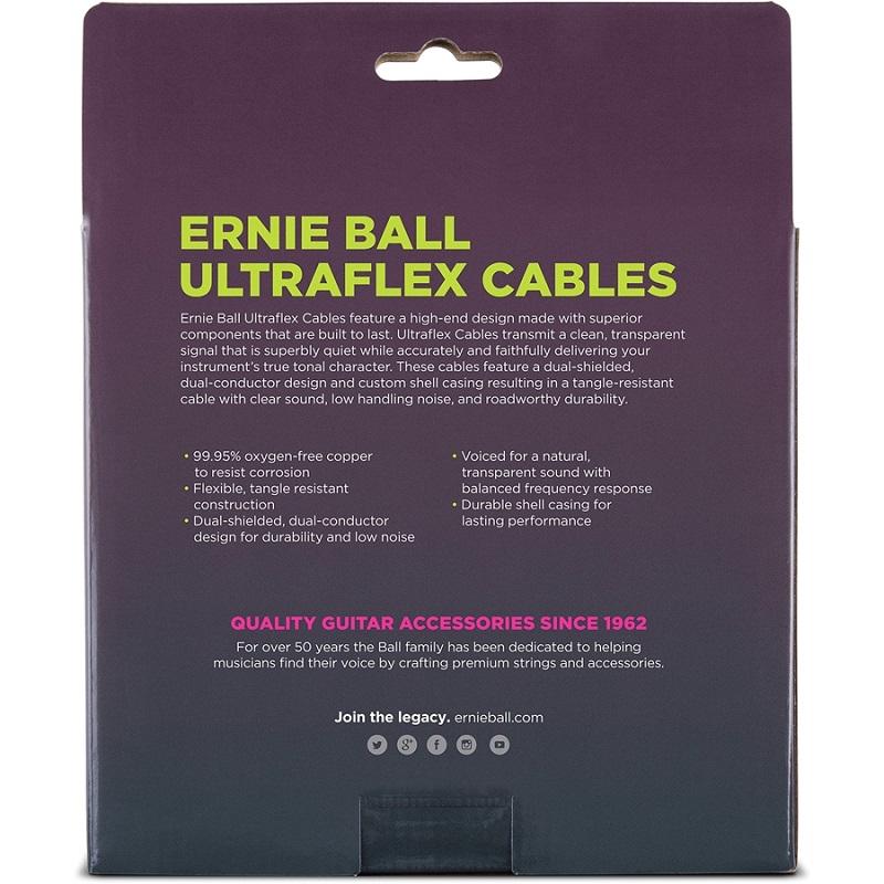 Ernie Ball 6044 Cavo Spirale Black 9 m Connettori dritti - immagine 2