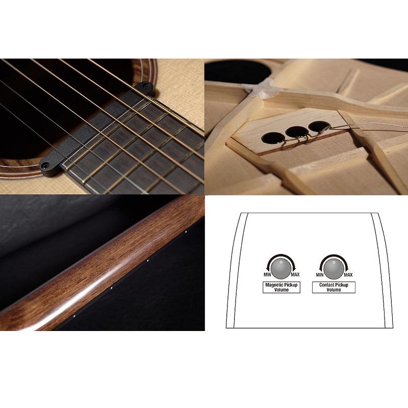 Ibanez AAD300CE LGS Natural low gloss Chitarra Acustica Elettrificata - immagine 6
