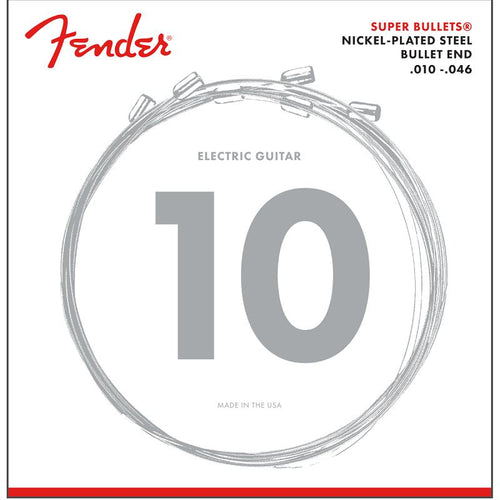 Fender 3250R 1046 Super Bullets Muta di corde per chitarra elettrica