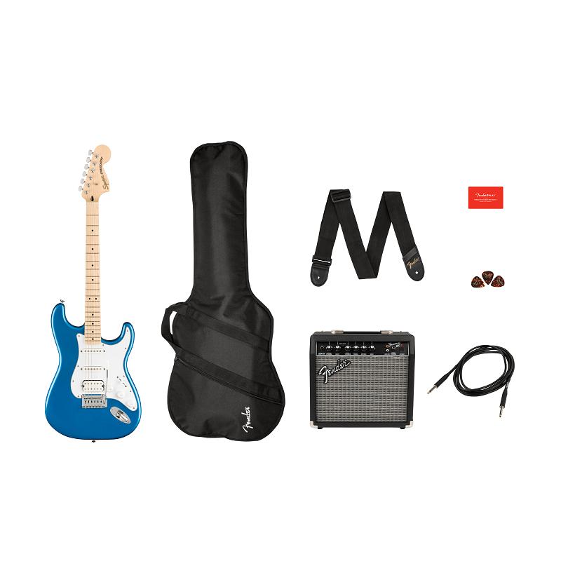 Fender Squier Stratocaster Affinity Pack HSS MN LPB Lake Placed Blue Chitarra Elettrica NUOVO ARRIVO - immagine 6