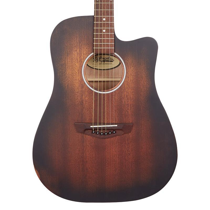 DAngelico Premier Bowery LS Aged Mahogany Chitarra acustica elettrificata ULTIMO PEZZO - immagine 3