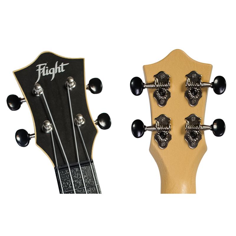 Flight TUS35 Travel Ukulele Black Soprano con Borsa - immagine 4