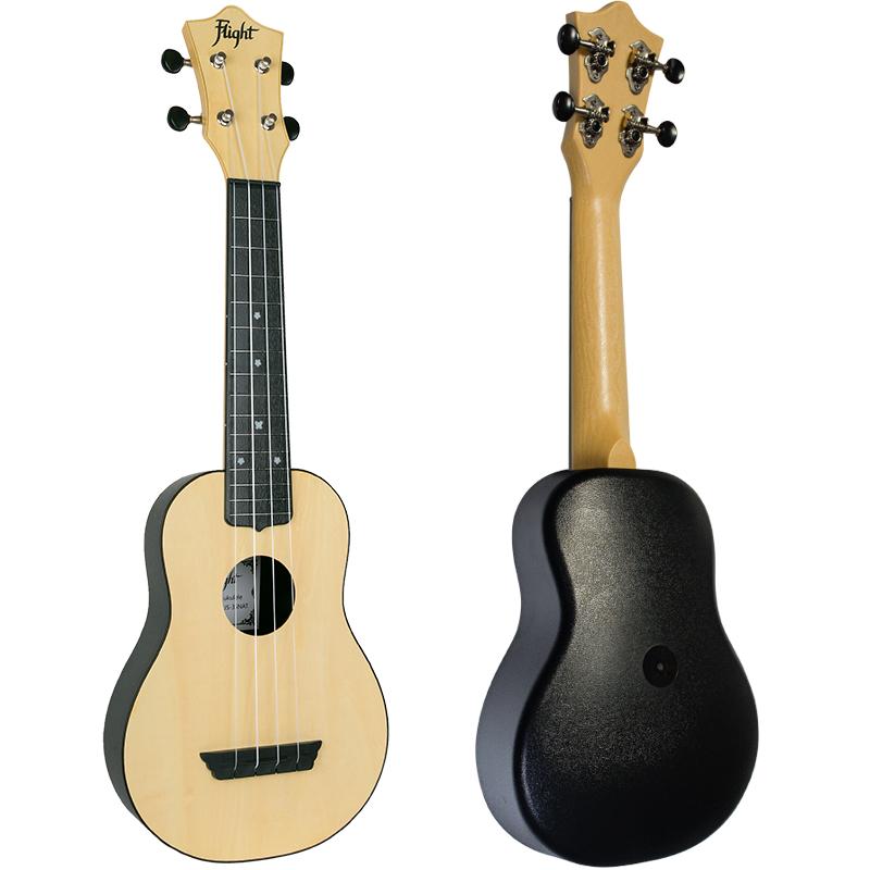 Flight TUS35 Travel Ukulele Natural Soprano con Borsa - immagine 2