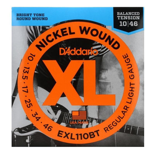 DAddario EXL110BT 1046 Balanced Tension Muta di corde per chitarra elettrica