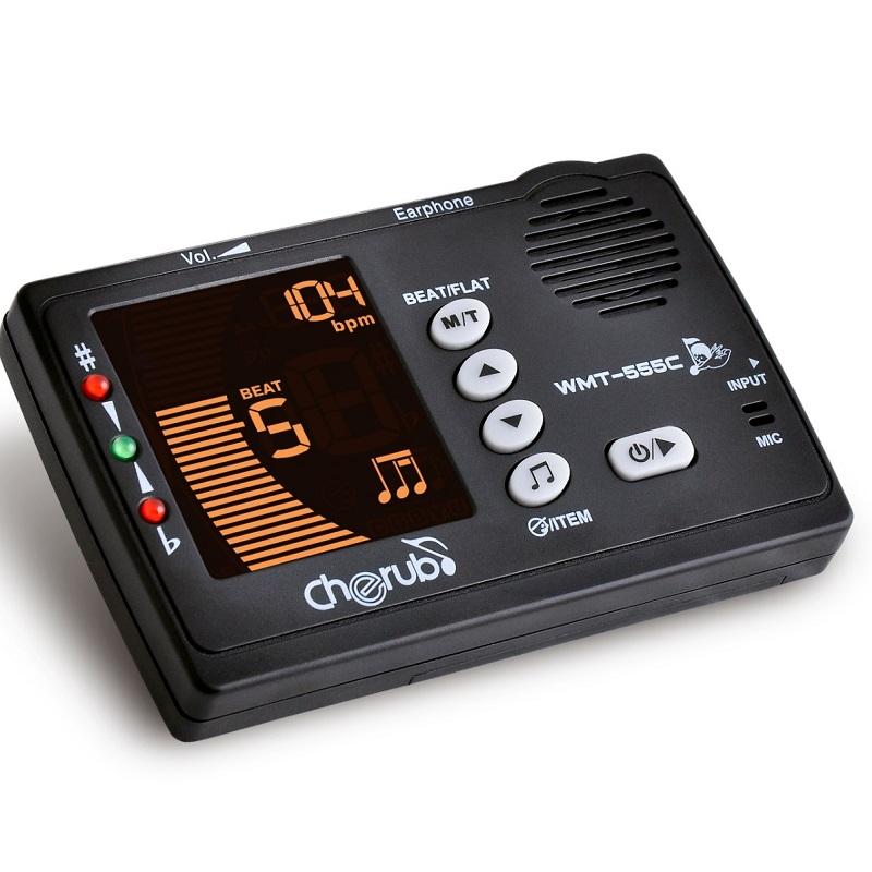 Cherub WMT555C Black Accordatore e Metronomo - immagine 2
