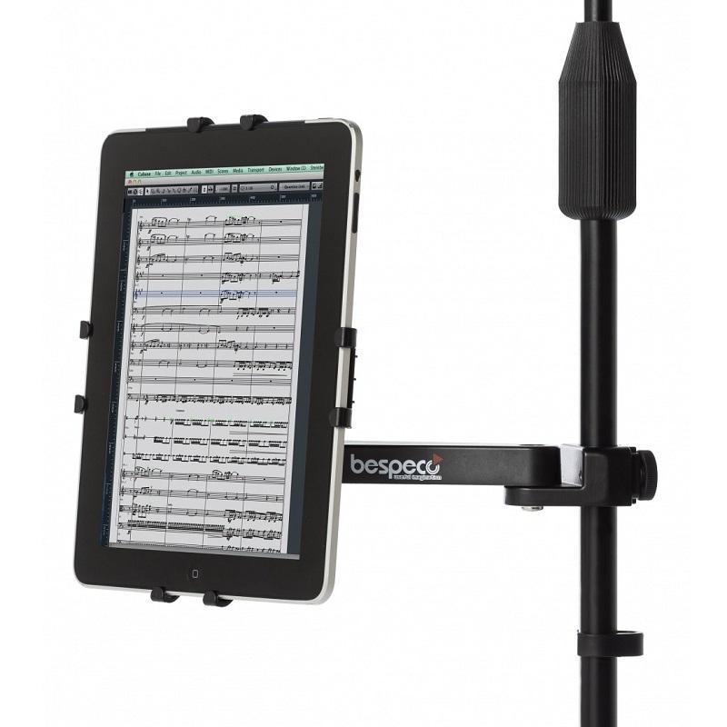 Bespeco TAB100 Supporto Tablet per asta microfonica - immagine 4