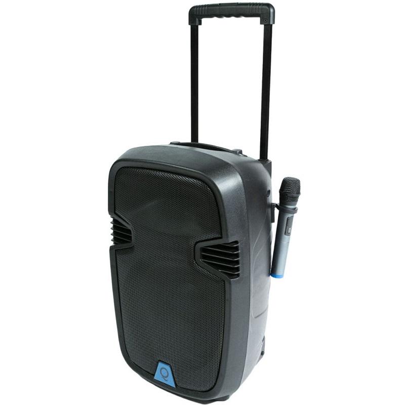 Oqan QLS12 Travel Trolley 2 Wireless Mic Cassa Acustica attiva con radiomicrofono - immagine 3