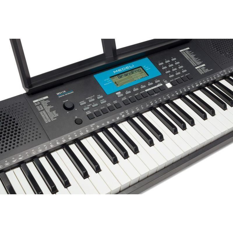 Medeli M211K 61 Tasti Tastiera con arranger Alimentatore - immagine 2