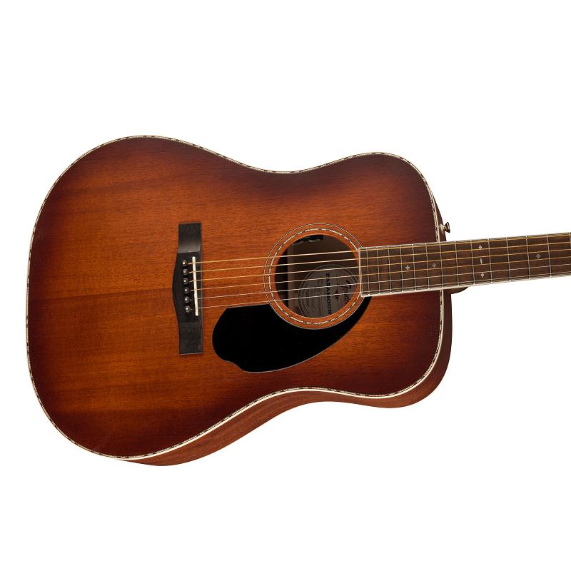 Fender Paramount PD220E Dreadnought WC ACB MAH All Mahogany Aged Cognac Burst Chitarra acustica elettrificata - immagine 3