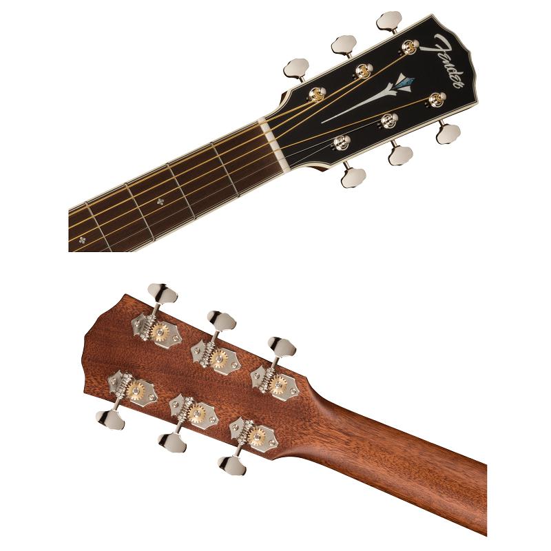 Fender Paramount PD220E Dreadnought WC ACB MAH All Mahogany Aged Cognac Burst Chitarra acustica elettrificata - immagine 5