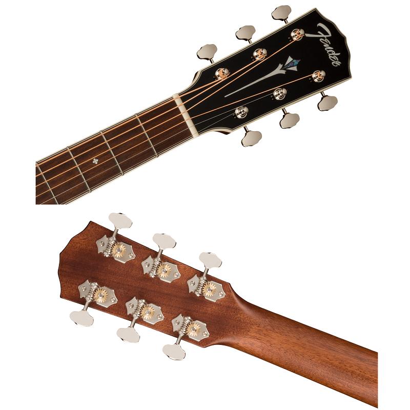 Fender Paramount PO220E Orchestra WC ACB MAH All Mahogany Aged Cognac Burst Chitarra acustica elettrificata - immagine 5