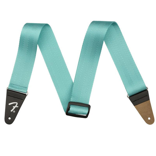Fender 2 American Professional Seatbelt Strap Miami Blue Tracolla