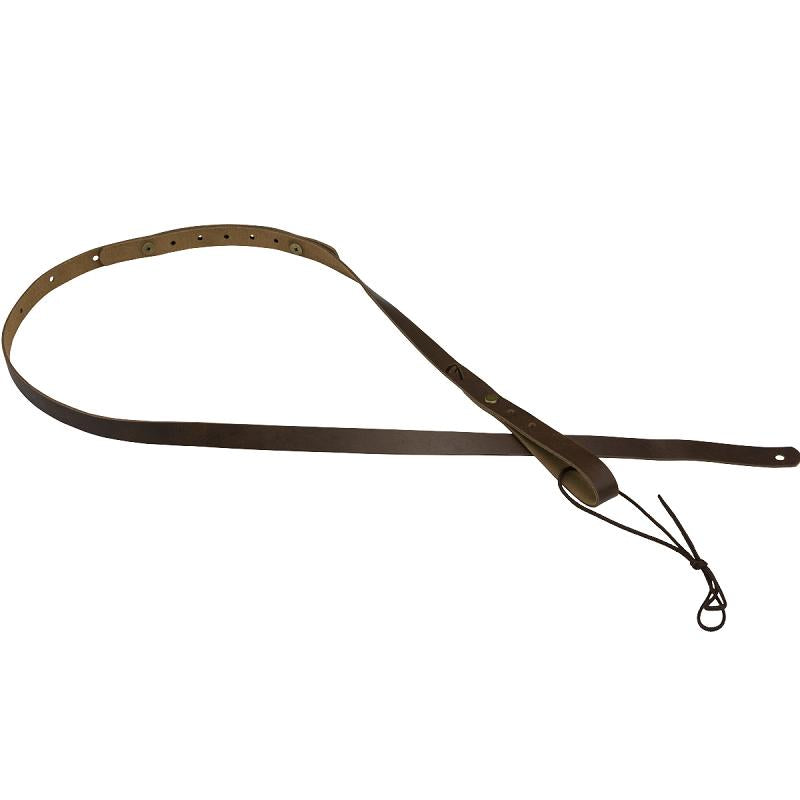Fender Paramount Mandolin Leather Strap Brown Tracolla per Mandolino - immagine 5