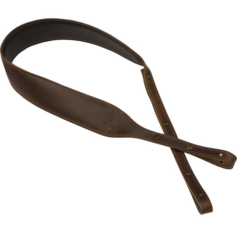 Fender Paramount Banjo Leather Strap Brown Tracolla per Banjo - immagine 2
