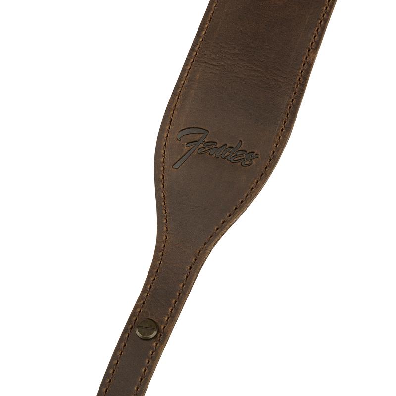 Fender Paramount Banjo Leather Strap Brown Tracolla per Banjo - immagine 3