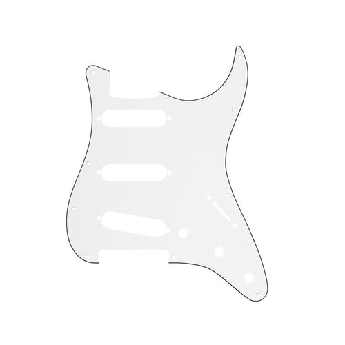 Fender Battipenna Stratocaster SSS Montaggio a 11 fori Parchment PBP a 3 strati