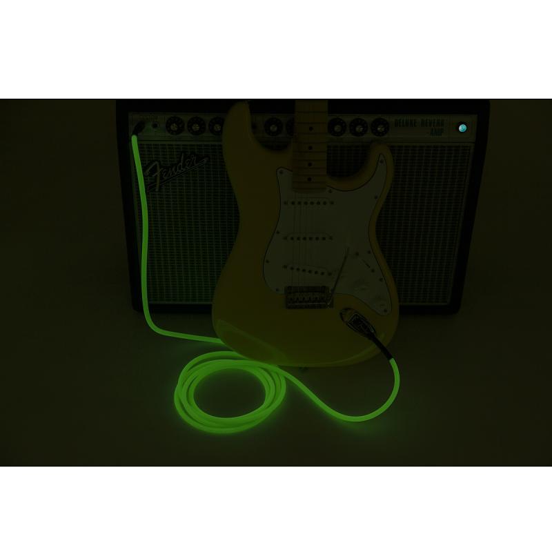 Fender Professional Glow In The Dark Cable 10 Green Cavo 3m - immagine 2