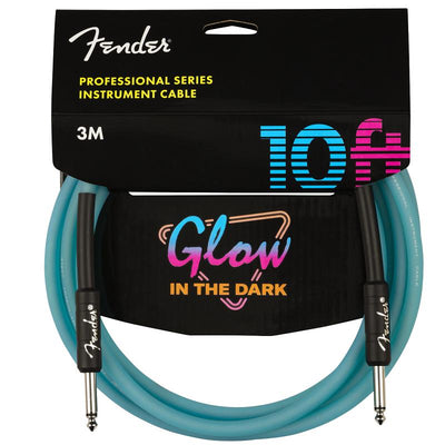 Fender Professional Glow In The Dark Cable 10 Blue Cavo 3m