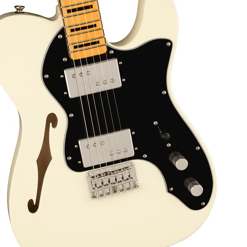 Fender Squier Classic Vibe Telecaster 70s Thinline MN OWT Olympic White Chitarra Elettrica - immagine 3