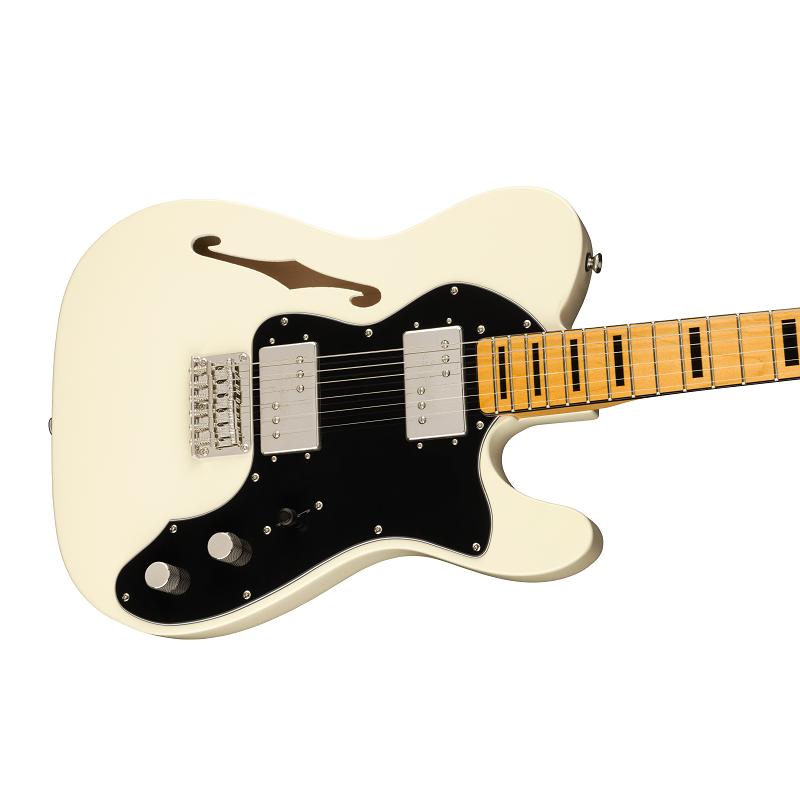 Fender Squier Classic Vibe Telecaster 70s Thinline MN OWT Olympic White Chitarra Elettrica - immagine 4
