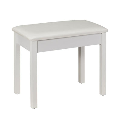 Soundsation SBH50PSWH Panca per pianoforte bianco satinato